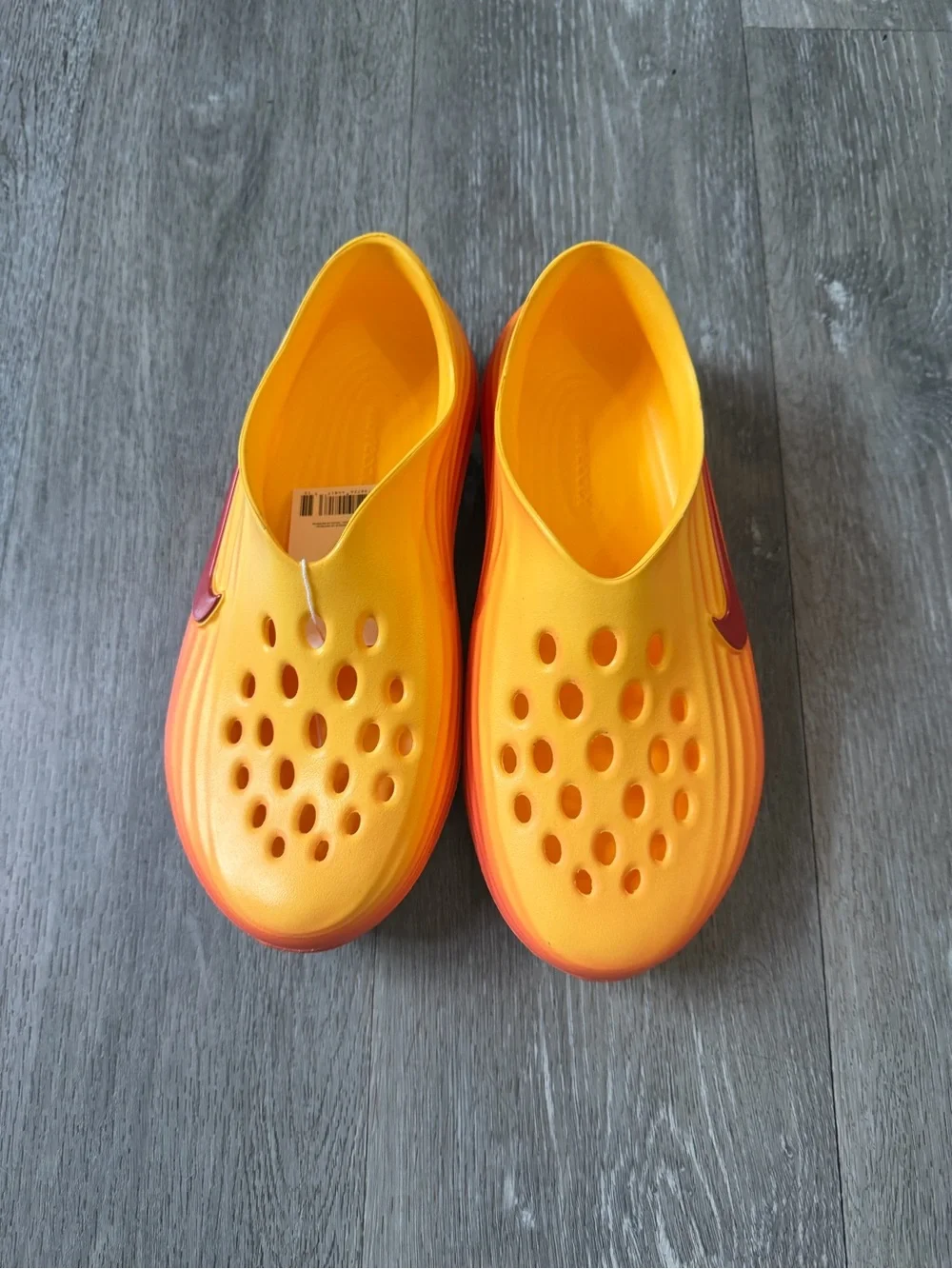 Men’s Nike ReactX Rejuven8 Topaz Gold / Turf Orange Sz 10 - Picture 3 of 8